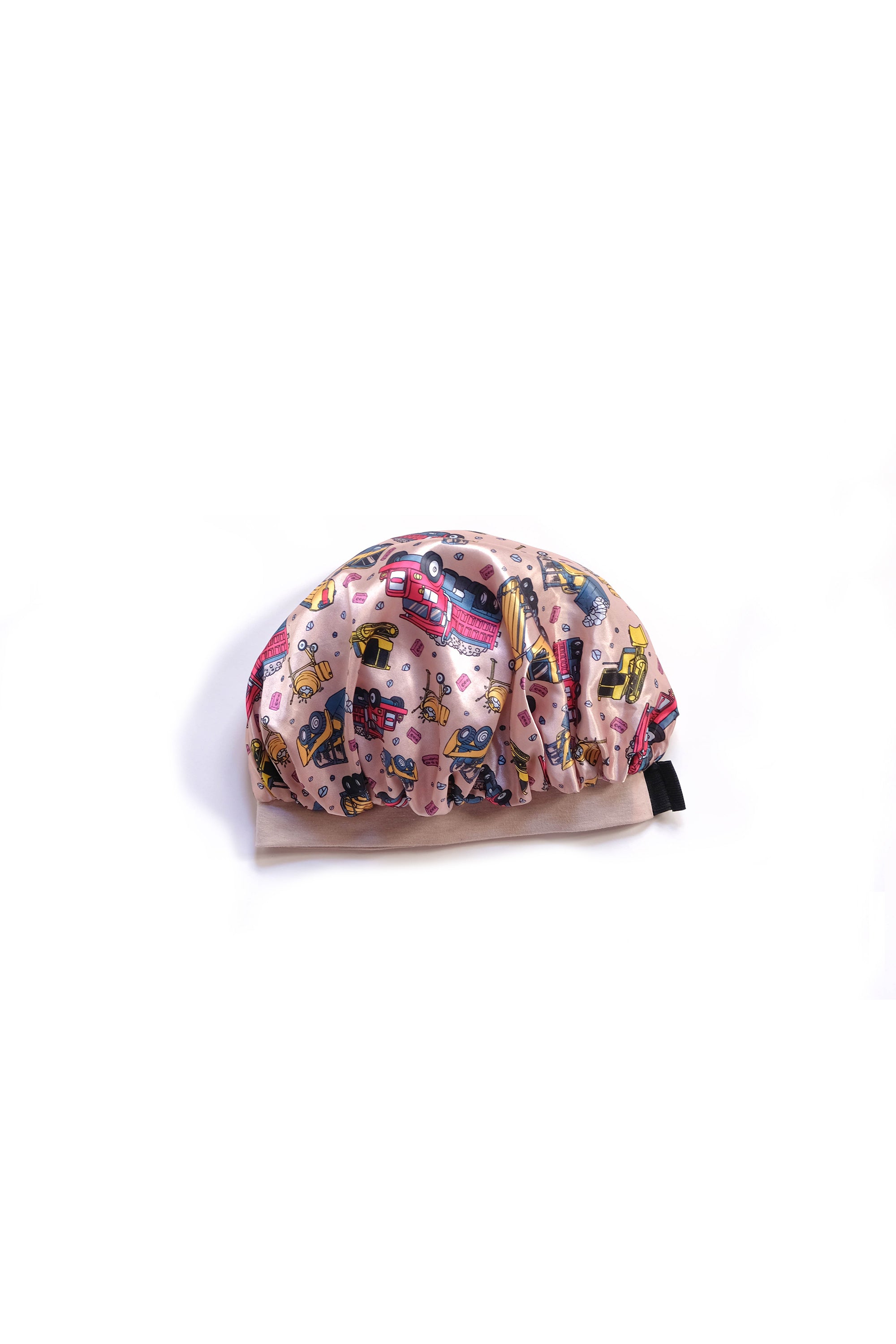 Children's Red Construction Bonnet