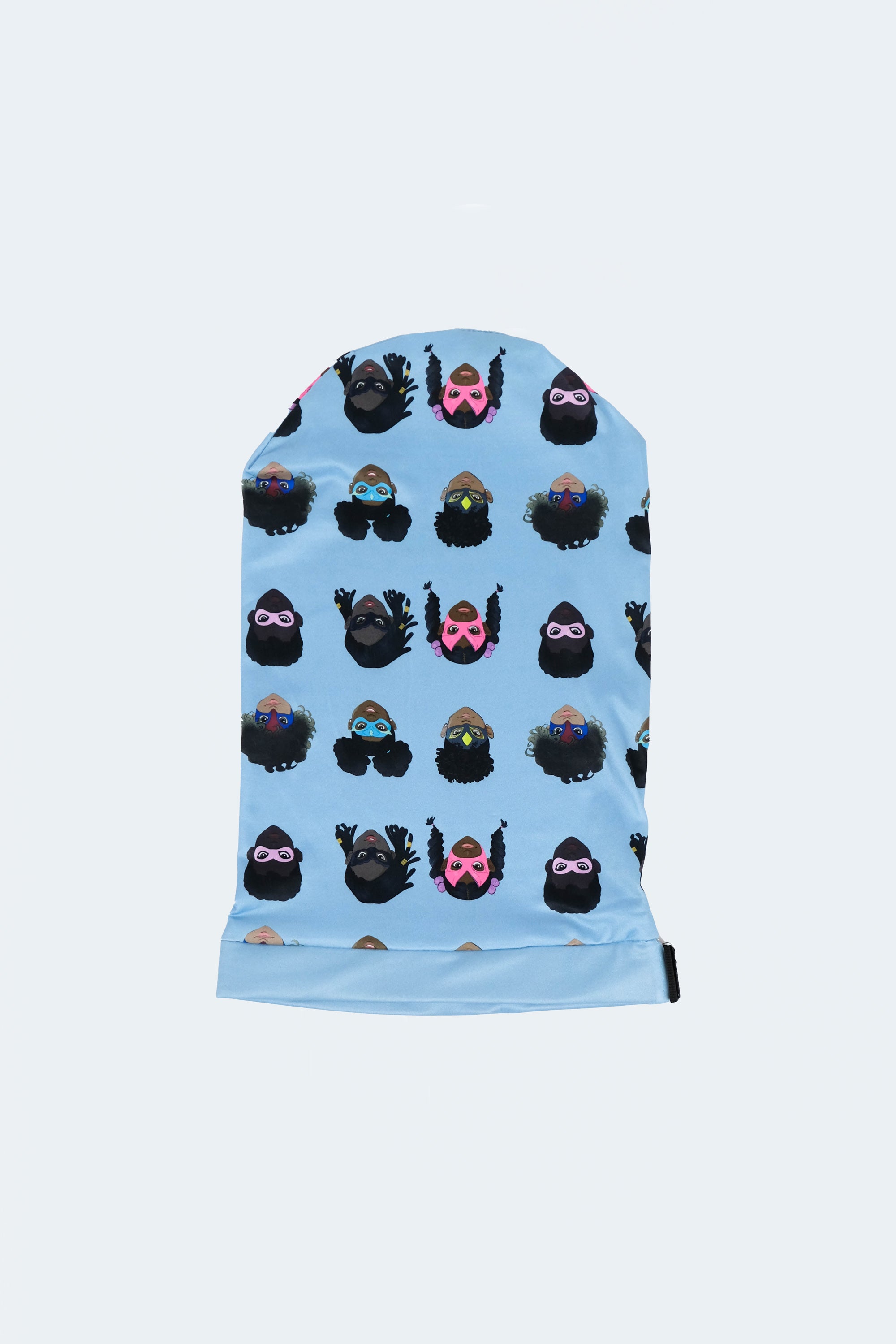 Double Lined Children's Light Blue Loc Cap