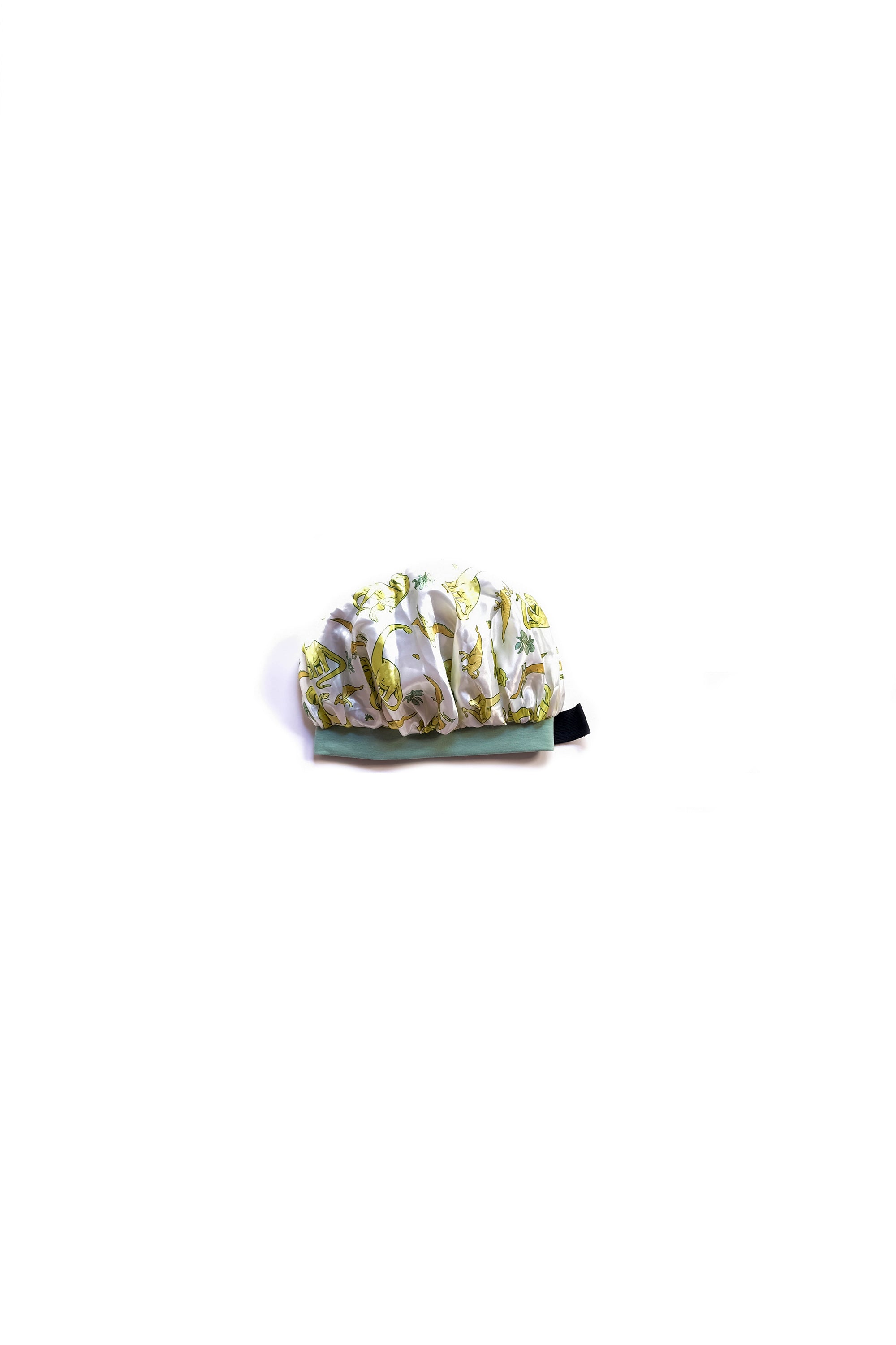 Children's Green Dinosaur Bonnet