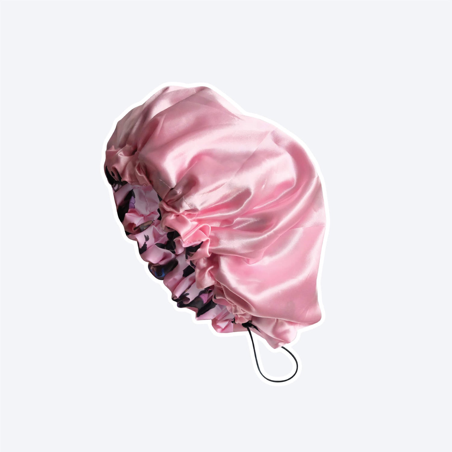 Satin-lined Pink Shower Cap
