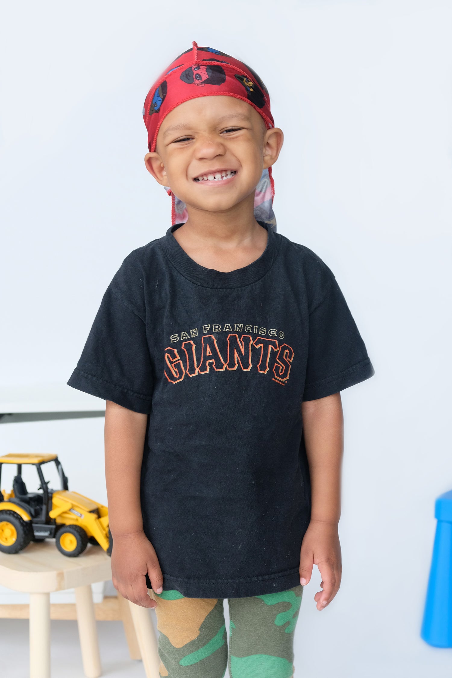 Children's Kid's Toddler's Red Durag
