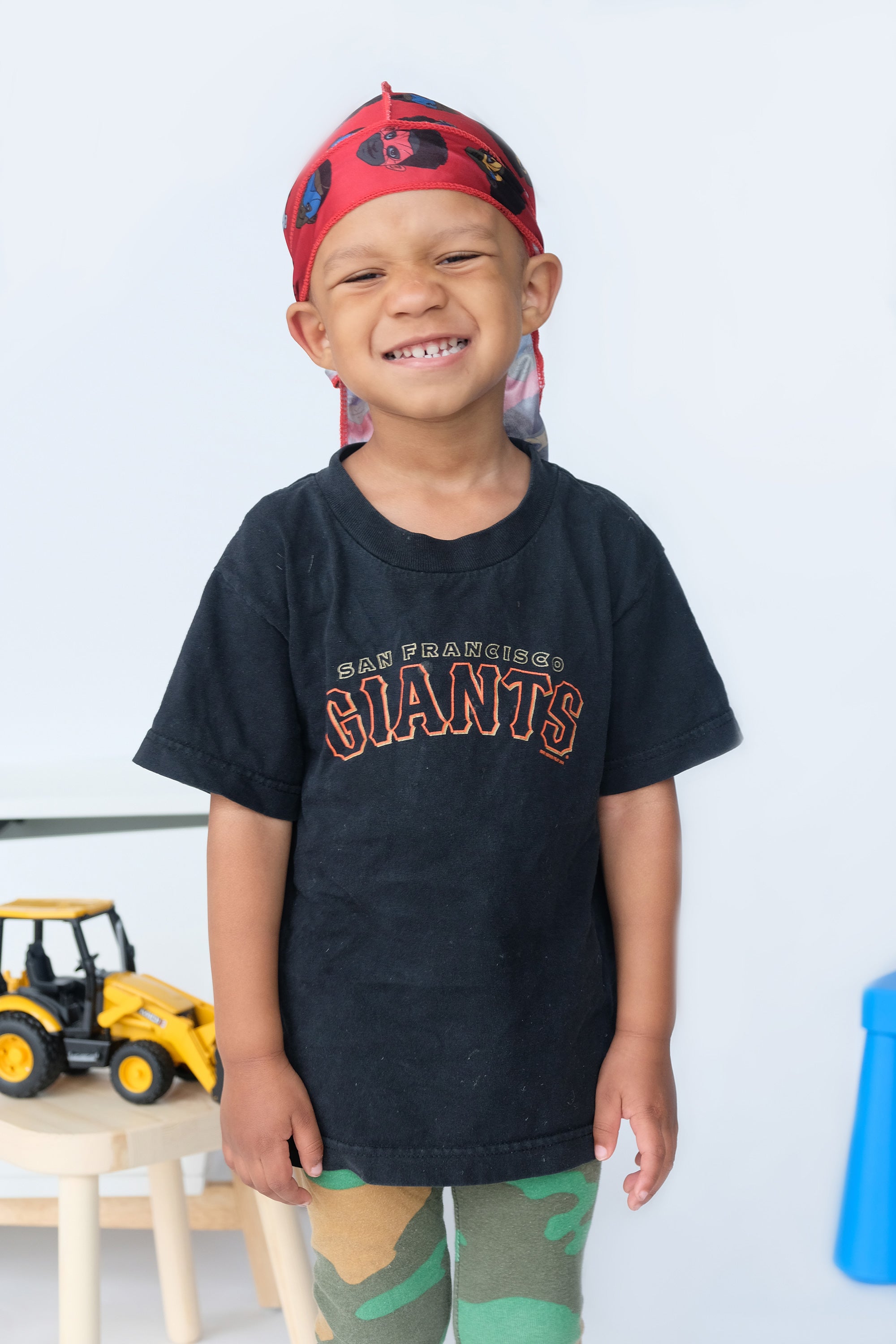 Children's Kid's Toddler's Red Durag